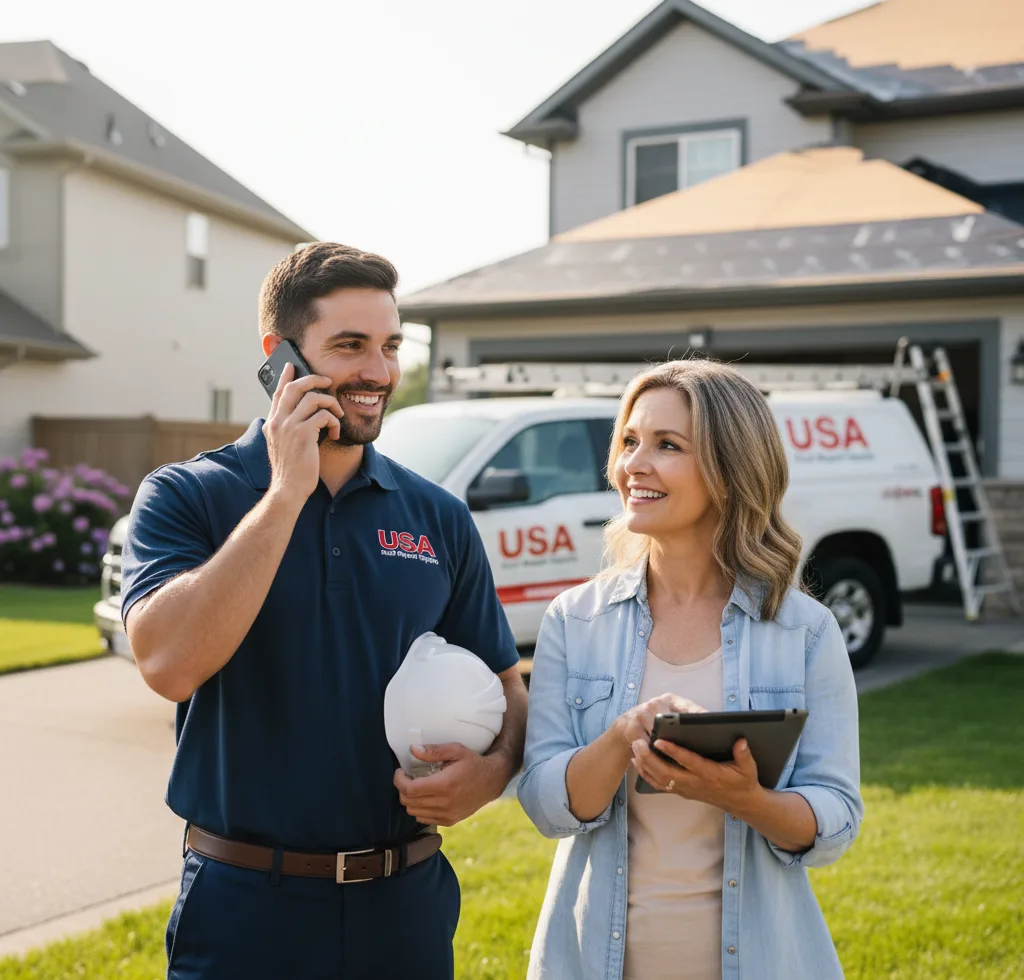 USA Roof Repair Experts customer support in Coquille